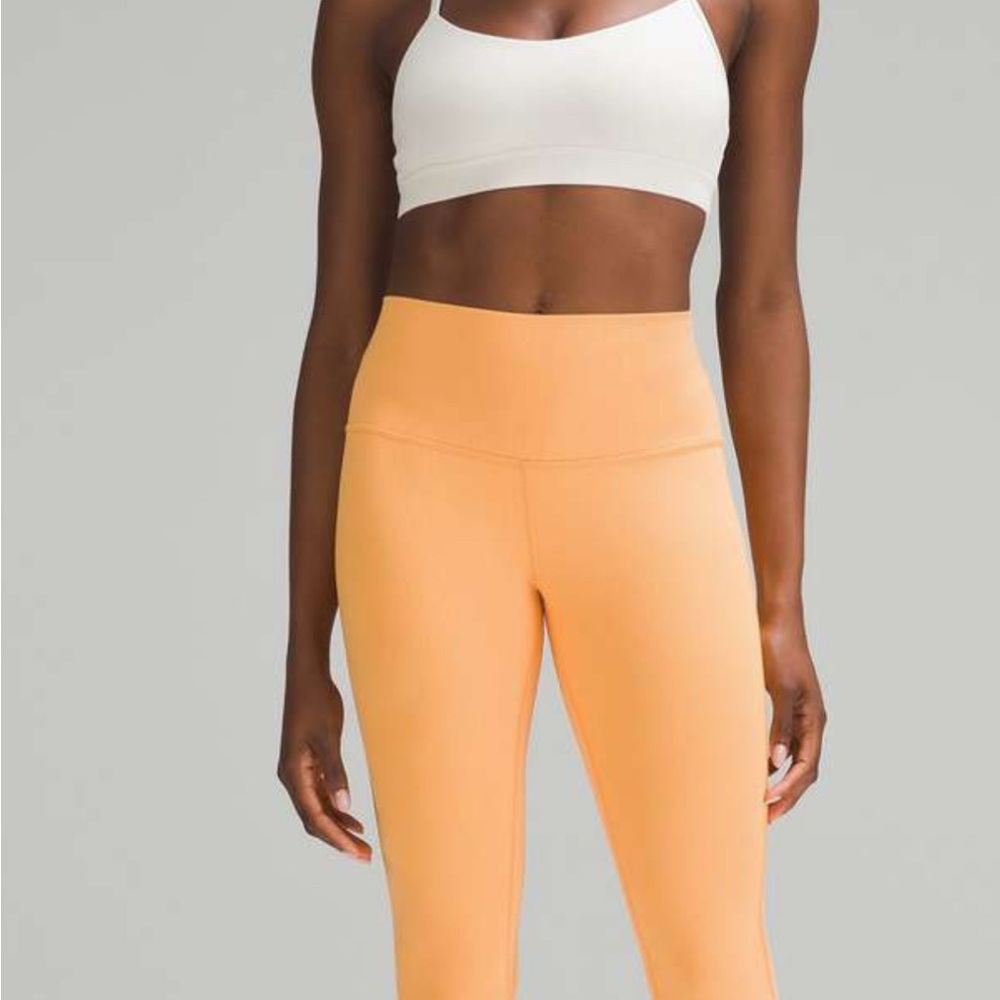 Lululemon Athletica Bright Orange Leggings